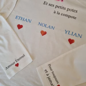 Tee-shirt maman et ses petits potes